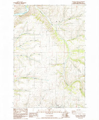 preview thumbnail of historical topo map of Nez Perce County, ID in 1984
