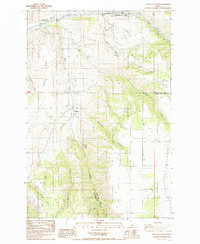 preview thumbnail of historical topo map of Nez Perce County, ID in 1985