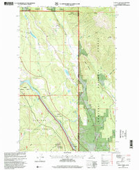Download a high-resolution, GPS-compatible USGS topo map for Curley Creek, ID (2000 edition)