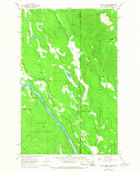 Download a high-resolution, GPS-compatible USGS topo map for Curley Creek, ID (1967 edition)