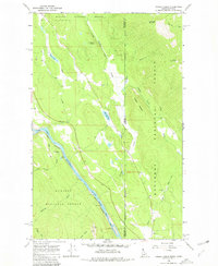 Download a high-resolution, GPS-compatible USGS topo map for Curley Creek, ID (1980 edition)