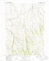 Download a high-resolution, GPS-compatible USGS topo map for Curtis Draw, ID (1986 edition)