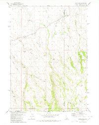 Download a high-resolution, GPS-compatible USGS topo map for Curtis Draw, ID (1980 edition)