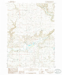 Download a high-resolution, GPS-compatible USGS topo map for Davis Mountain SW, ID (1986 edition)