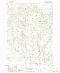 Download a high-resolution, GPS-compatible USGS topo map for Davis Mountain, ID (1986 edition)