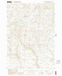 Download a high-resolution, GPS-compatible USGS topo map for Deer Heaven Mountain, ID (1986 edition)