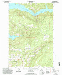 Download a high-resolution, GPS-compatible USGS topo map for Dent, ID (1997 edition)