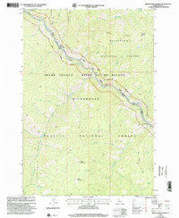 Download a high-resolution, GPS-compatible USGS topo map for Devils Teeth Rapids, ID (2002 edition)