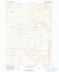 Download a high-resolution, GPS-compatible USGS topo map for Dietrich Butte, ID (1993 edition)