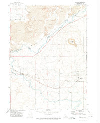 Download a high-resolution, GPS-compatible USGS topo map for Dietrich, ID (1974 edition)