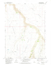 Download a high-resolution, GPS-compatible USGS topo map for Dishpan, ID (1980 edition)