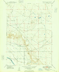 Download a high-resolution, GPS-compatible USGS topo map for Dorsey Butte, ID (1948 edition)