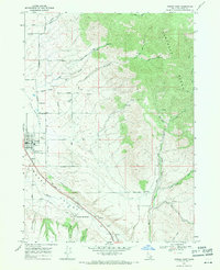 Download a high-resolution, GPS-compatible USGS topo map for Downey East, ID (1971 edition)