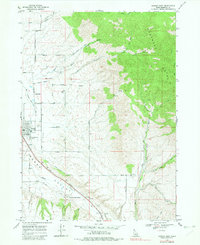 Download a high-resolution, GPS-compatible USGS topo map for Downey East, ID (1982 edition)