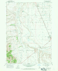 Download a high-resolution, GPS-compatible USGS topo map for Downey West, ID (1971 edition)