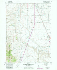 Download a high-resolution, GPS-compatible USGS topo map for Downey West, ID (1984 edition)