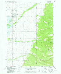 Download a high-resolution, GPS-compatible USGS topo map for Driggs, ID (1978 edition)