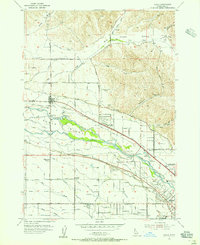 1953 Map of Eagle, 1955 Print
