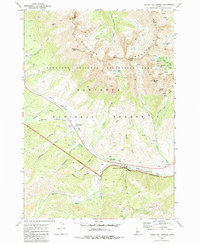 Download a high-resolution, GPS-compatible USGS topo map for Easley Hot Springs, ID (1985 edition)