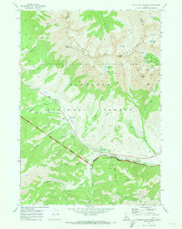 Download a high-resolution, GPS-compatible USGS topo map for Easley Hot Springs, ID (1973 edition)