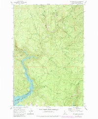 Download a high-resolution, GPS-compatible USGS topo map for Elk Creek Falls, ID (1985 edition)