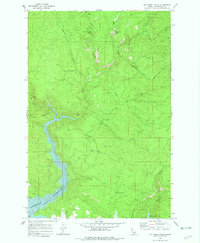 Download a high-resolution, GPS-compatible USGS topo map for Elk Creek Falls, ID (1982 edition)