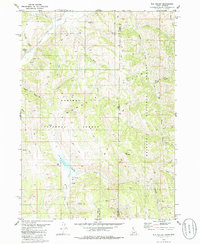 Download a high-resolution, GPS-compatible USGS topo map for Elk Valley, ID (1986 edition)