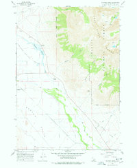 preview thumbnail of historical topo map of Custer County, ID in 1967