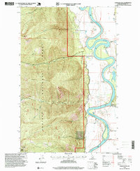 Download a high-resolution, GPS-compatible USGS topo map for Farnham Peak, ID (1999 edition)