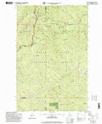 Download a high-resolution, GPS-compatible USGS topo map for Faset Peak, ID (1999 edition)