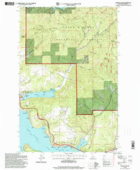 Download a high-resolution, GPS-compatible USGS topo map for Fernan Lake, ID (1999 edition)