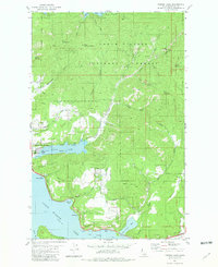 Download a high-resolution, GPS-compatible USGS topo map for Fernan Lake, ID (1981 edition)