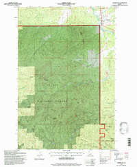 Download a high-resolution, GPS-compatible USGS topo map for Fernwood, ID (1997 edition)