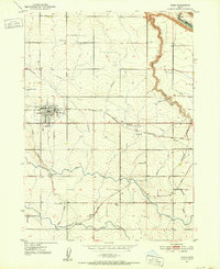 1950 Map of Filer, ID, 1952 Print