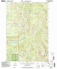 Download a high-resolution, GPS-compatible USGS topo map for Fitsum Summit, ID (2007 edition)