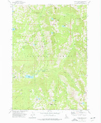 Download a high-resolution, GPS-compatible USGS topo map for Fitsum Summit, ID (1977 edition)