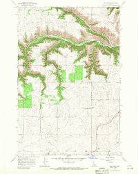 Download a high-resolution, GPS-compatible USGS topo map for Fletcher, ID (1971 edition)