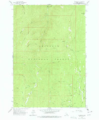Download a high-resolution, GPS-compatible USGS topo map for Florence, ID (1977 edition)