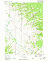 Download a high-resolution, GPS-compatible USGS topo map for Fossil Canyon, ID (1973 edition)