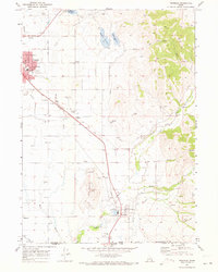 Download a high-resolution, GPS-compatible USGS topo map for Franklin, ID (1973 edition)