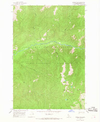 Download a high-resolution, GPS-compatible USGS topo map for Freeman Peak, ID (1968 edition)