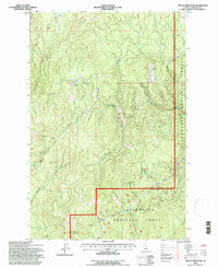 Download a high-resolution, GPS-compatible USGS topo map for French Mountain, ID (1997 edition)