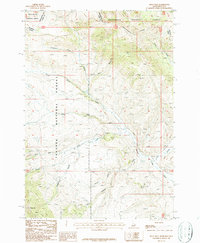 Download a high-resolution, GPS-compatible USGS topo map for Fritz Peak, ID (1987 edition)