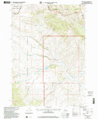 Download a high-resolution, GPS-compatible USGS topo map for Fritz Peak, ID (2002 edition)
