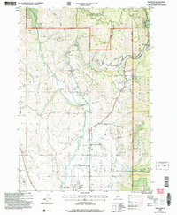 preview thumbnail of historical topo map of Adams County, ID in 2004