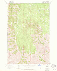 Download a high-resolution, GPS-compatible USGS topo map for Frye Point, ID (1971 edition)