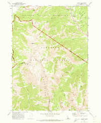 Download a high-resolution, GPS-compatible USGS topo map for Galena, ID (1973 edition)