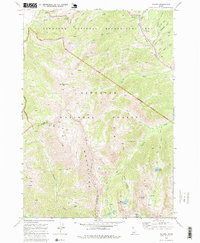 Download a high-resolution, GPS-compatible USGS topo map for Galena, ID (1982 edition)