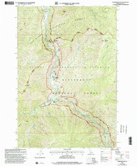 Download a high-resolution, GPS-compatible USGS topo map for Gardiner Peak, ID (2002 edition)