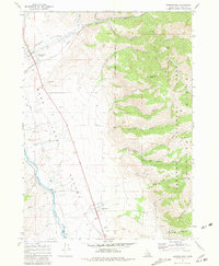 Download a high-resolution, GPS-compatible USGS topo map for Georgetown, ID (1981 edition)